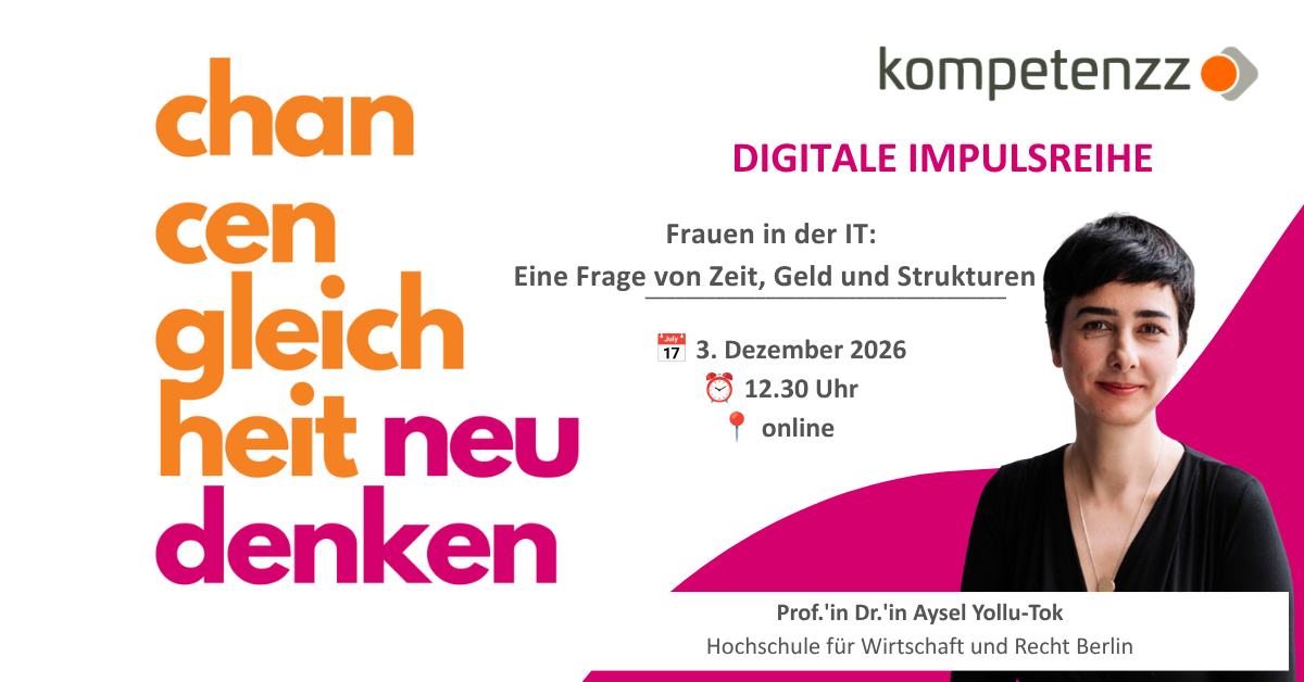 Grafik zur kompetenzz-Impulsreihe mit Ayse Yollu-Tok