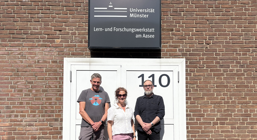 Miguel Diaz, (Leiter der Servicestelle der Initiative Klischeefrei), Prof.'in Dr. Katja Driesel-Lange (Universität Münster), Christoph Kröger (Servicestelle der Initiative Klischeefrei)