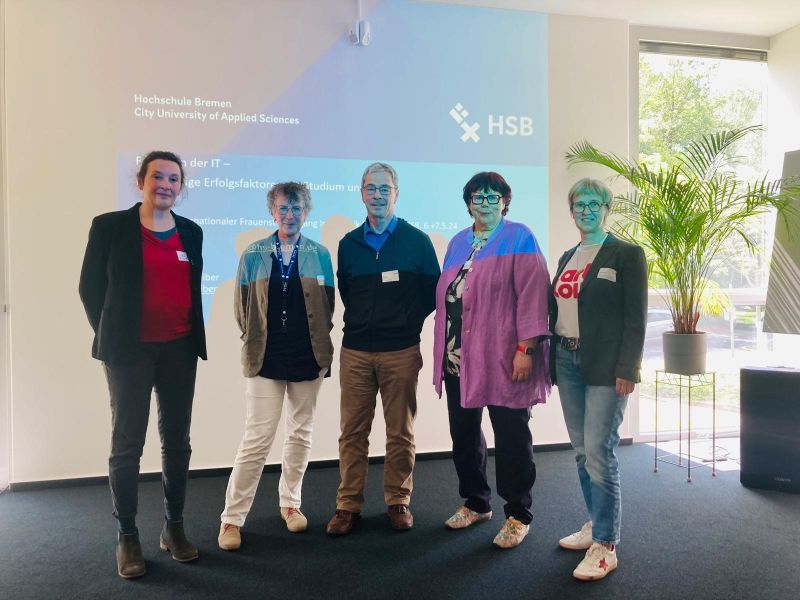 Lore Funk, Prof.'in Dr.'in Gerlinde Schreiber, Prof. Dr. Axel Viereck, Prof.'in Barbara Schwarze, Sabine Mellies