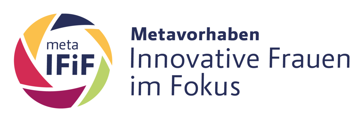 Logo vom Metavorhaben Innovative Frauen im Fokus