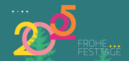 Grafik Frohe Festtage 2025