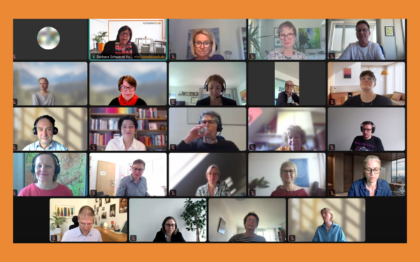 Screenshot von der digitalen Mitgliederversammlung 2025
