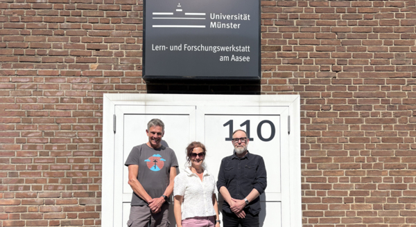 Miguel Diaz, (Leiter der Servicestelle der Initiative Klischeefrei), Prof.'in Dr. Katja Driesel-Lange (Universität Münster), Christoph Kröger (Servicestelle der Initiative Klischeefrei)