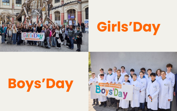 Bundesministerin Prien mit Girls'Day- und Boys'Day-Teilnehmenden