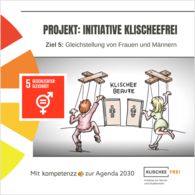 Grafik zum SDG 5 Initiative Klischeefrei