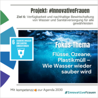 Grafik zum SDG 6 von Innovative Frauen