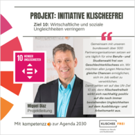 Grafik zum SDG 10 von Klischeefrei