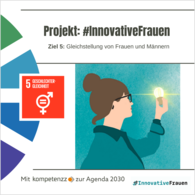 Grafik zum SDG 5 #InnovativeFrauen