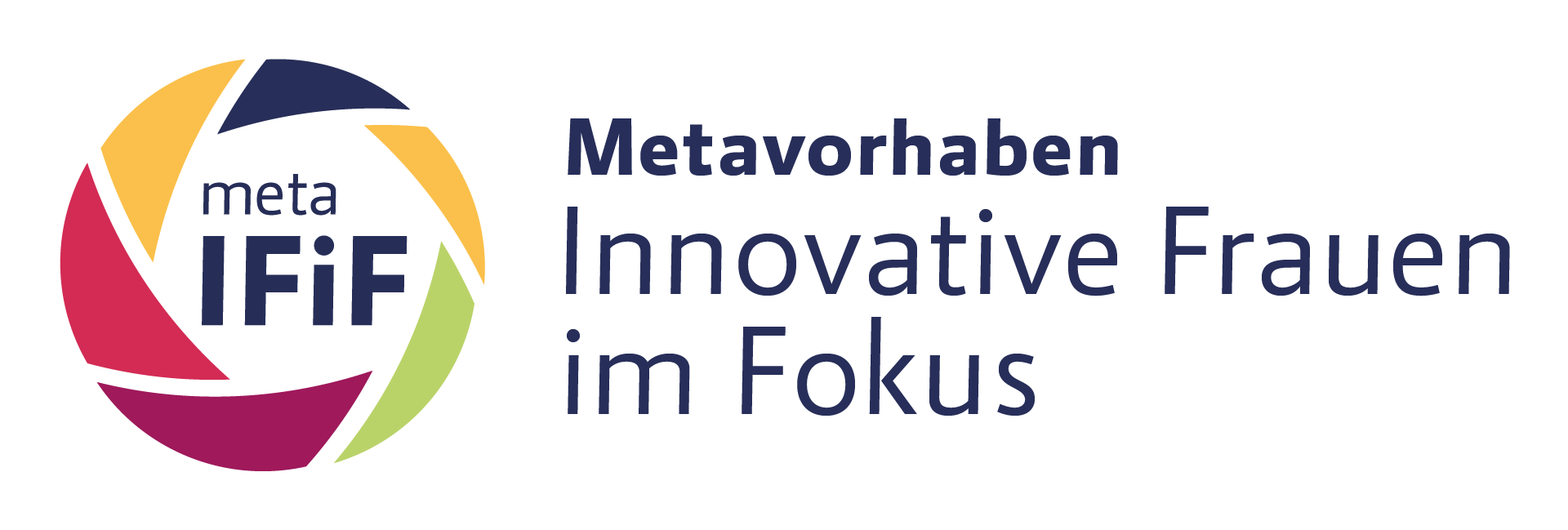 Logo vom Metavorhaben Innovative Frauen im Fokus