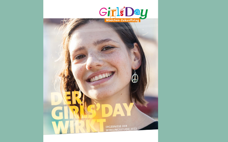 Cover der Girls'Day-Wirkungsstudie 2022