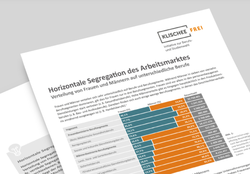 Ein Klischeefrei Faktenblatt mit Statistiken
