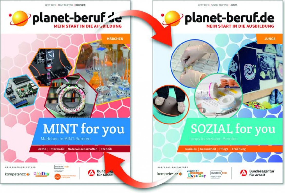 Wendeheft "MINT & SOZIAL for you" 2021 Ansicht des Heftes