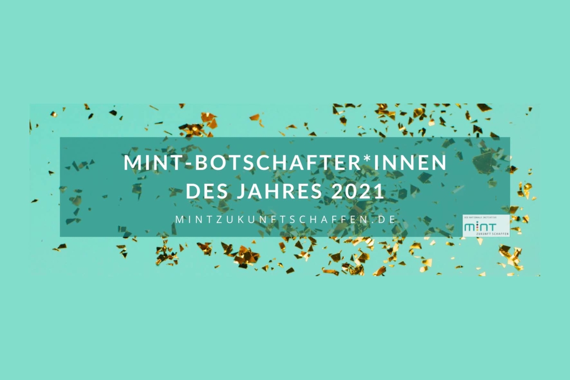 MINT-Botschafterin Grafik zur Auszeichung der MINT-Botschfter*innen 2021