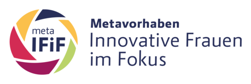 Logo vom Metavorhaben Innovative Frauen im Fokus